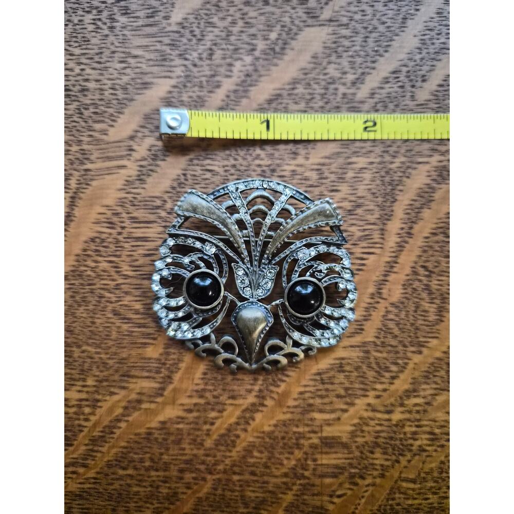 Vintage Owl Brooch Signed MMA Metropolitan Museum of Art 925 Sterling
